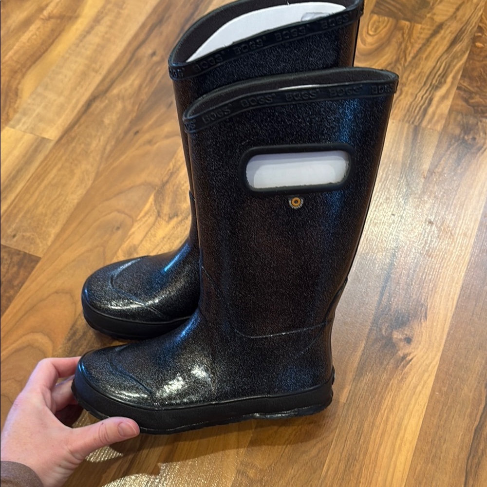 Bogs Black Kids Rain & Snow Boots